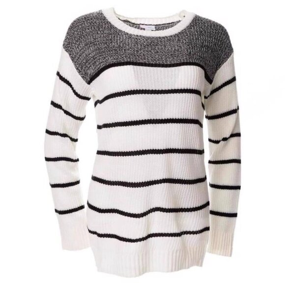 LuLaRoe Sweaters - Striped Black and White Sweater